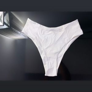 White Bikini Bottom (L)